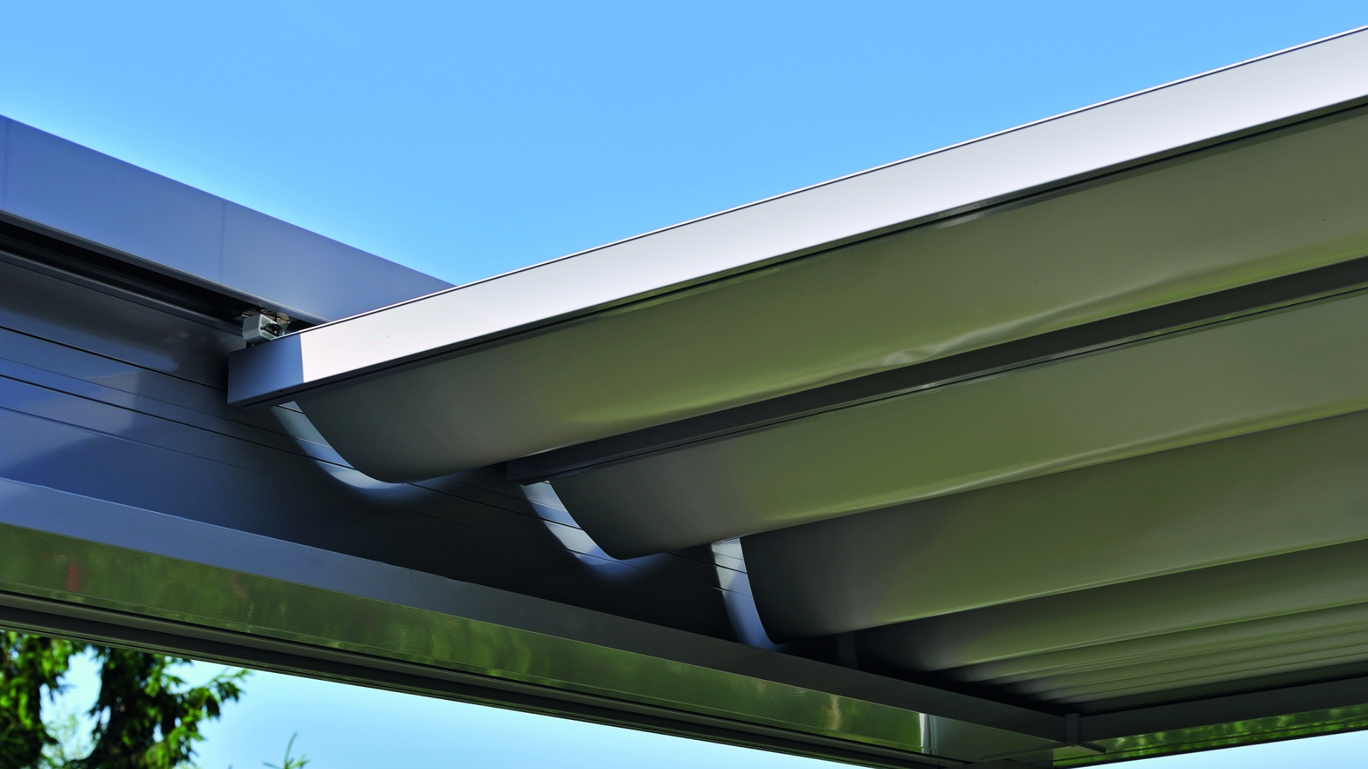 Mécanisme pergola toile rétractable Linconyl