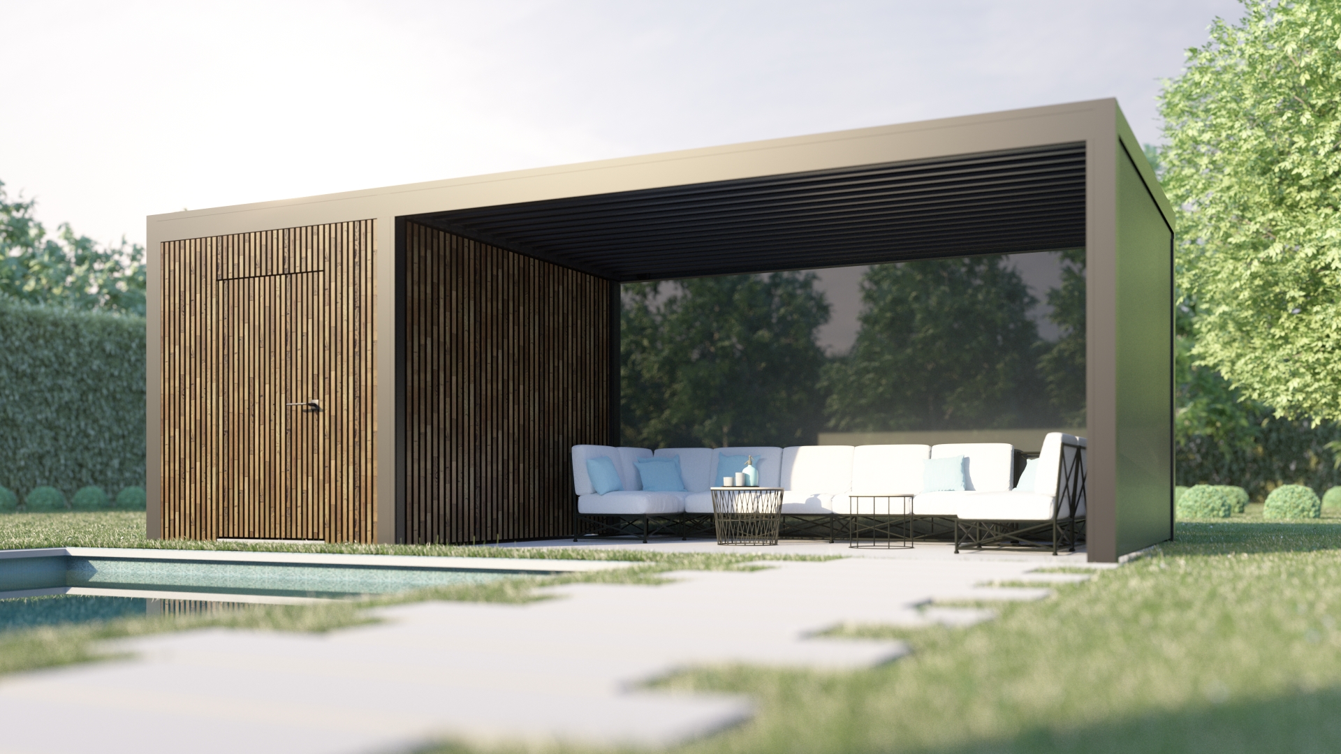 Espace détente Linconyl avec canapés